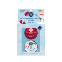 Load image into Gallery viewer, Lip Sugar Scrub & Lip Mask Snow Duo