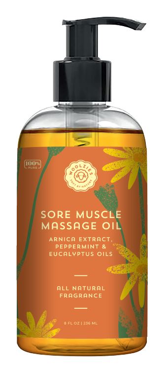 8oz Sore Muscle Massage Anica Oil – Woolzies.com