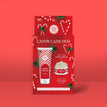 Load image into Gallery viewer, Candy Cane Duo -  Hand Cream & Lip Scrub Duo – Holiday Set