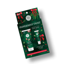 Load image into Gallery viewer, Peppermint Twist Hand Cream & Lip Mask Duo – Holiday Set