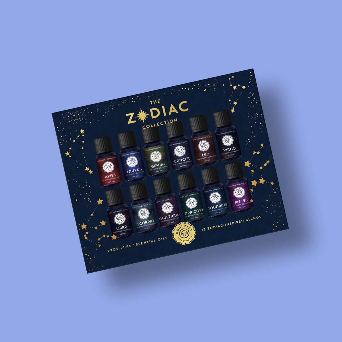Zodiac Essential Oil Collection | 12 Star Sign Blends | 5 ml