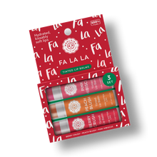 Load image into Gallery viewer, Fa La La Tinted Lip Balm Set Of 3