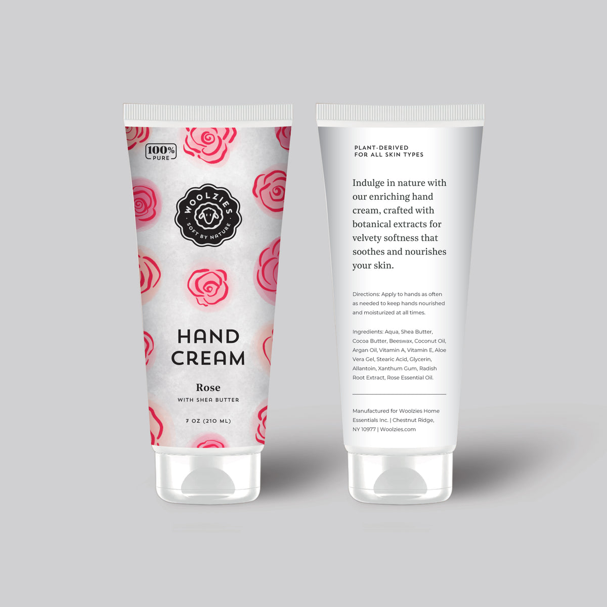 7oz. Rose Hand Cream – Woolzies.com