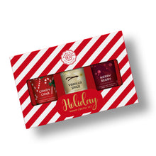 Load image into Gallery viewer, Holiday Hand Cream Trio | Shea Butter Gift Set (Red Striped)