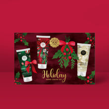 Load image into Gallery viewer, Holiday Hand Cream Trio | Shea Butter Gift Set Burgundy