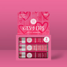 Load image into Gallery viewer, Kissy Lips Tinted Lip Balm Set of 3