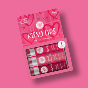 Kissy LIps Tinted Lip Balm Set of 3