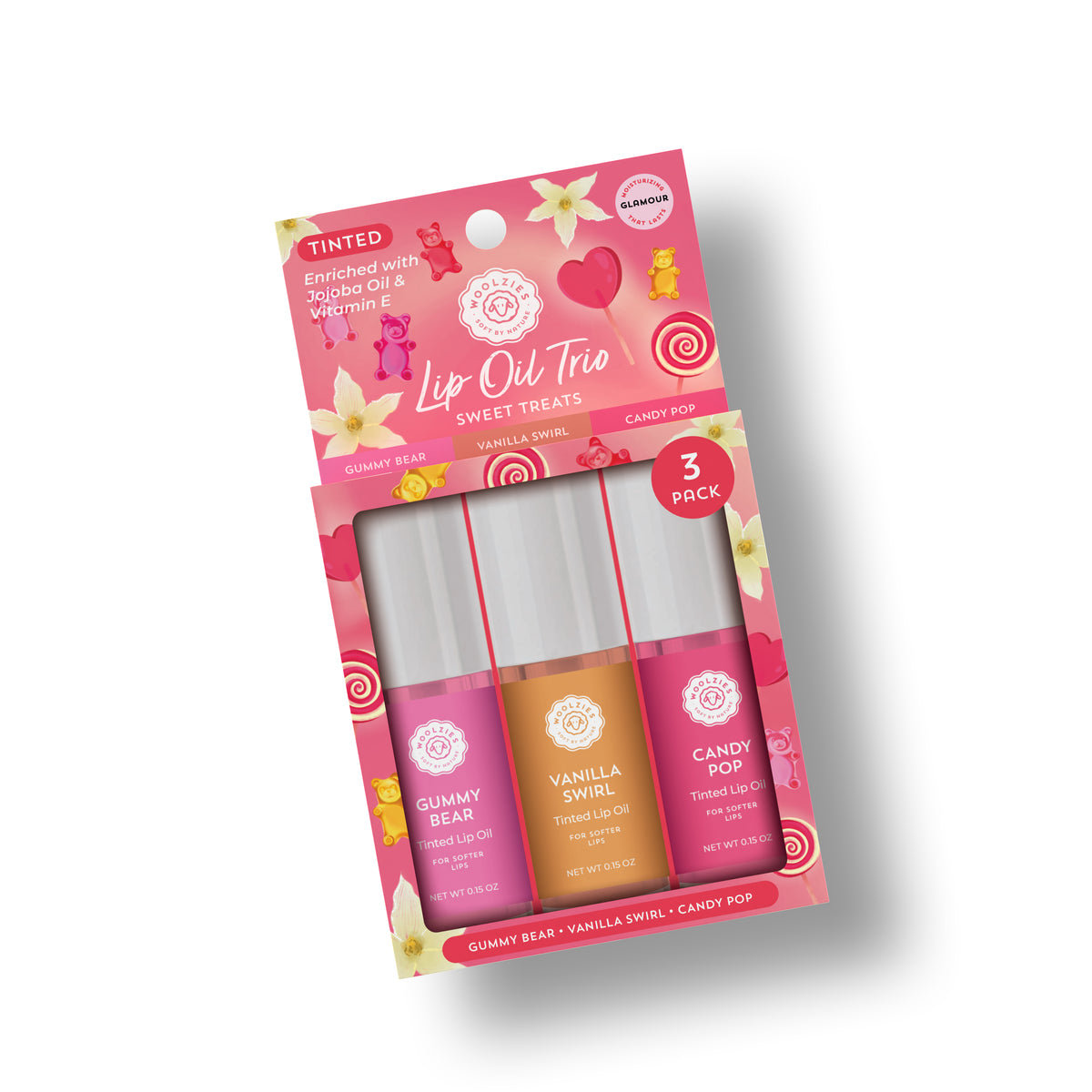 Tinted Lip Oil Trio - Sweet Treats – Woolzies.com