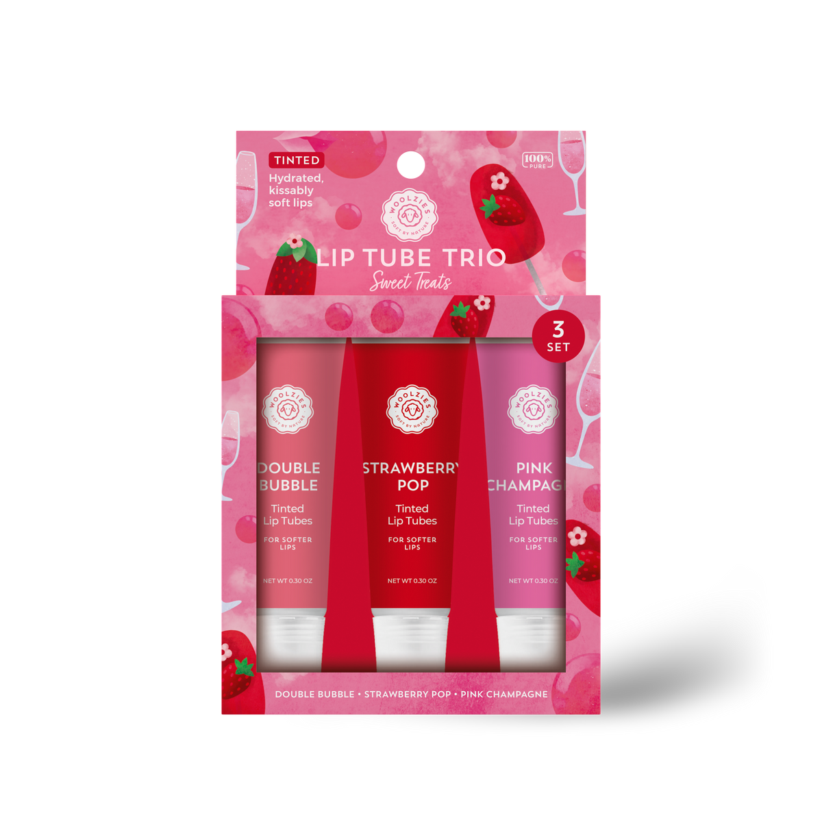 Sweet Treats Collection Lip Tube Trio