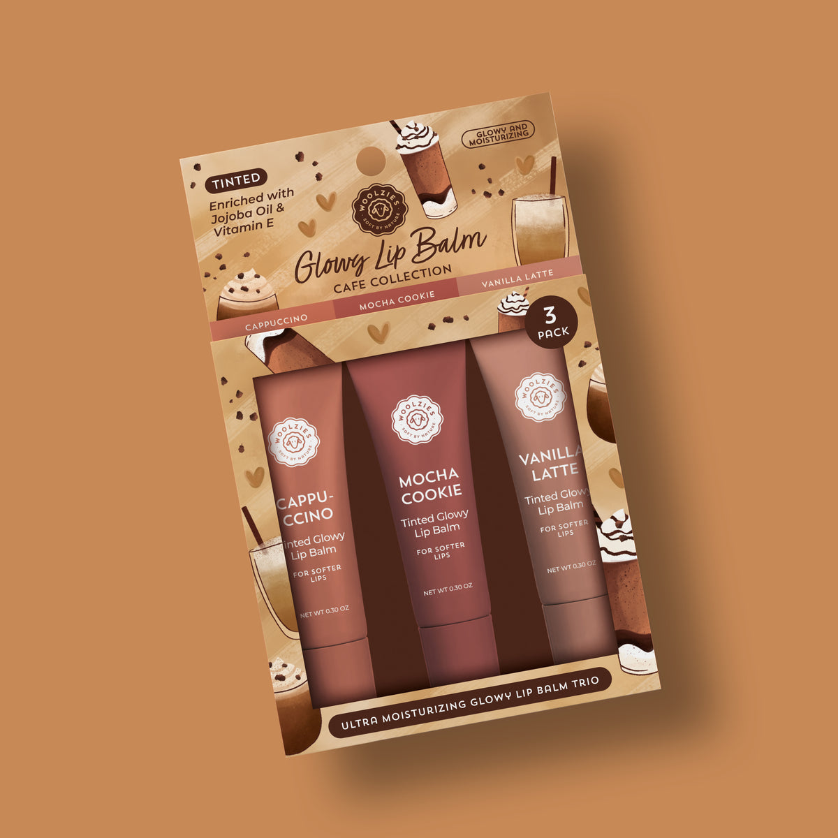 Café Collection Glowy Lip Balm Trio – Woolzies.com