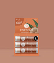 Load image into Gallery viewer, Coconut Lip Balm Set of 3