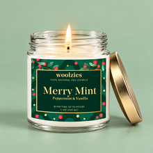 Load image into Gallery viewer, Merry Mint Soy Candle – 11 oz