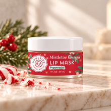 Load image into Gallery viewer, Mistletoe Kisses  Holiday Peppermint Lip Butter