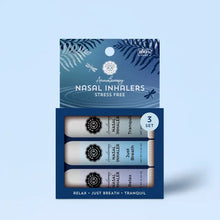 Load image into Gallery viewer, Stress Free Aromatherapy Nasal Inhaler Set – 3 Pack