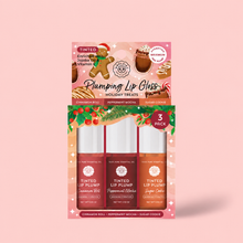 Load image into Gallery viewer, Holiday Treats Plumping Lip Gloss Trio