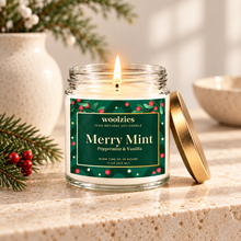 Load image into Gallery viewer, Merry Mint Soy Candle – 11 oz