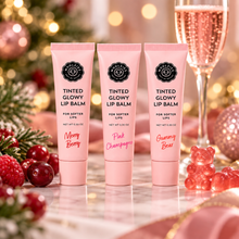 Load image into Gallery viewer, Holly Jolly Tinted Glowy Lip Balm Trio