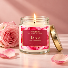Load image into Gallery viewer, Love Soy Candle – Rose &amp; Geranium – 11 oz