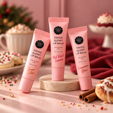 Load image into Gallery viewer, Christmas Bakery Tinted Glowy Lip Balm Trio