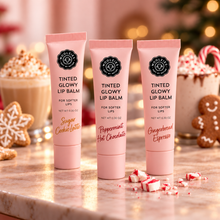Load image into Gallery viewer, Ho Ho Tinted Glowy Lip Balm Trio