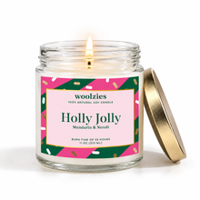 Load image into Gallery viewer, Holly Jolly Soy Candle – 11 oz