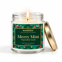 Load image into Gallery viewer, Merry Mint Soy Candle – 11 oz