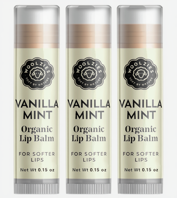 Vanilla Mint Lip Balm Set of 3