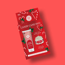 Load image into Gallery viewer, Candy Cane Duo -  Hand Cream &amp; Lip Scrub Duo – Holiday Set