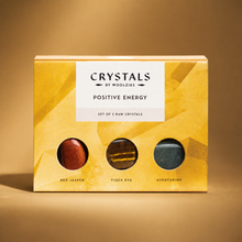 Load image into Gallery viewer, Positive Energy Crystal Set – 3 Raw Crystals
