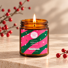 Load image into Gallery viewer, Holly Jolly Soy Candle –  3.5 oz