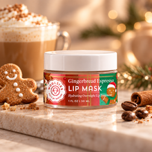 Load image into Gallery viewer, Gingerbread Espresso Overnight Lip Mask – 1 oz