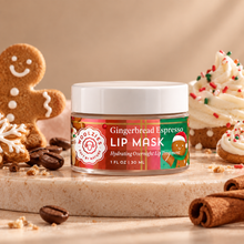 Load image into Gallery viewer, Gingerbread Espresso Overnight Lip Mask – 1 oz