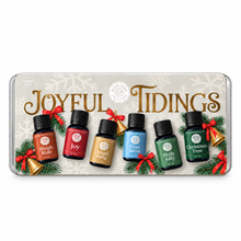 Load image into Gallery viewer, Joyful Tidings  Essential Oil gift TIN BOX Set Of 6