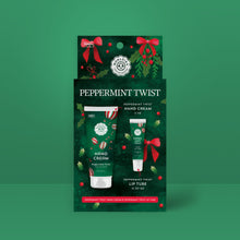 Load image into Gallery viewer, Peppermint Twist Hand Cream &amp; Lip Mask Duo – Holiday Set