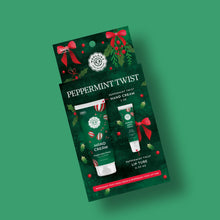 Load image into Gallery viewer, Peppermint Twist Hand Cream &amp; Lip Mask Duo – Holiday Set