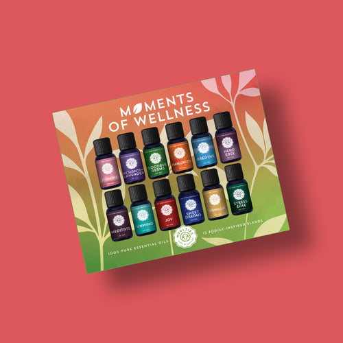 Moments of Wellness Essential Oil Set | 12 × 5ml