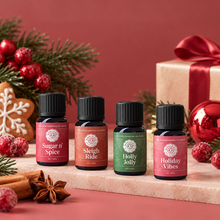 Load image into Gallery viewer, Hey Santa Holiday Essential Oil Set of 4