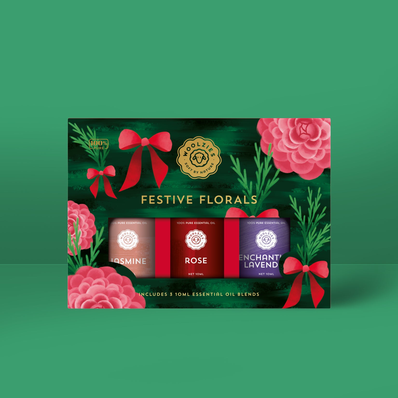Festive Florals Essential Oil Set of 3