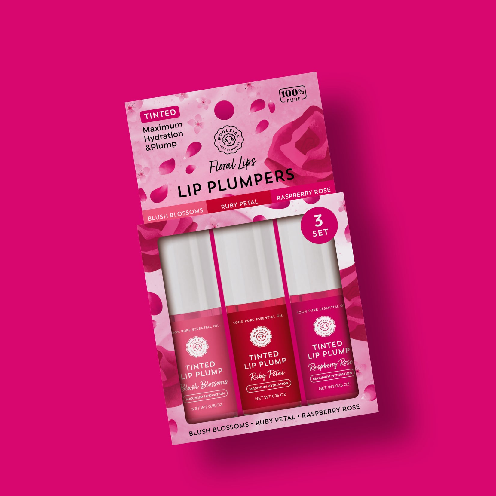 Floral Lips Tinted Lip PLUMPER Trio