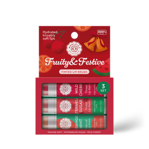 Fruity & Festive Lip Balm Set Of 3