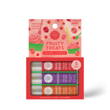 Load image into Gallery viewer, Fruity Treats  Lip balm set of 3