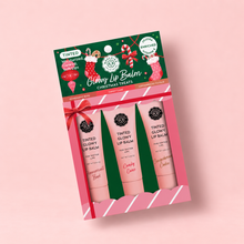 Load image into Gallery viewer, Christmas Treats Tinted Glowy Lip Balm Trio