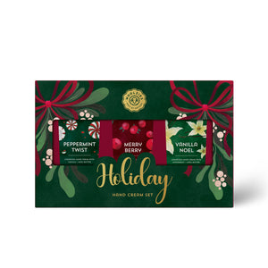 Green Holiday Hand Cream Set Of 3