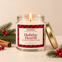 Load image into Gallery viewer, Holiday Hearth Soy Candle – 11oz