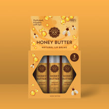 Load image into Gallery viewer, Honey Butter Lip Balm Set Of 3