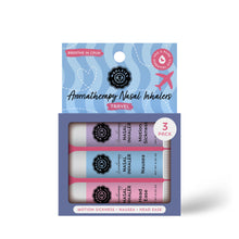 Load image into Gallery viewer, Travel Aromatherapy Nasal Inhaler Trio – 3 Pack