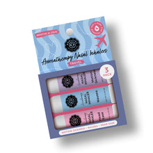 Load image into Gallery viewer, Travel Aromatherapy Nasal Inhaler Trio – 3 Pack