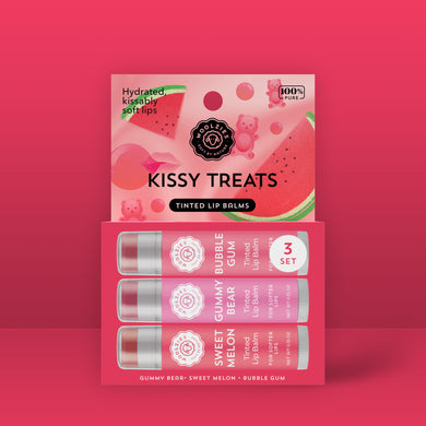 Kissy Treats Tinted Lip Balm Set Of 3