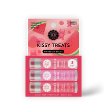 Load image into Gallery viewer, Kissy Treats Tinted Lip Balm Set Of 3