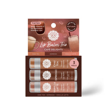 Load image into Gallery viewer, Cafe Delights Tinted Lip Balm Trio